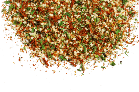 Just Spices - Ei Topping - Detailaufnahme