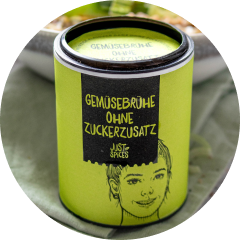 Gemüsebrühe ohne Zuckerzusatz