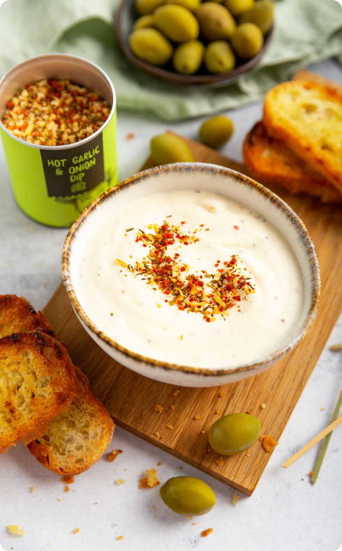 Hot Garlic & Onion Dip Mix