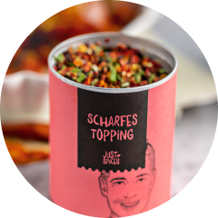 Scharfes Topping
